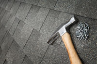 roof with tools