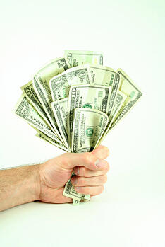 istock money in hand