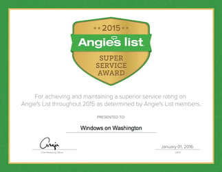 It’s Six In A Row! WoW Earns 2015 Angie’s List Super Service Award