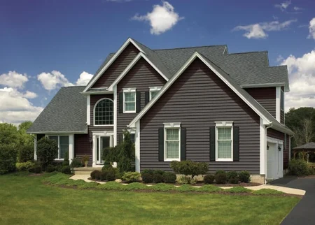 House with dark Prodigy insulated siding
